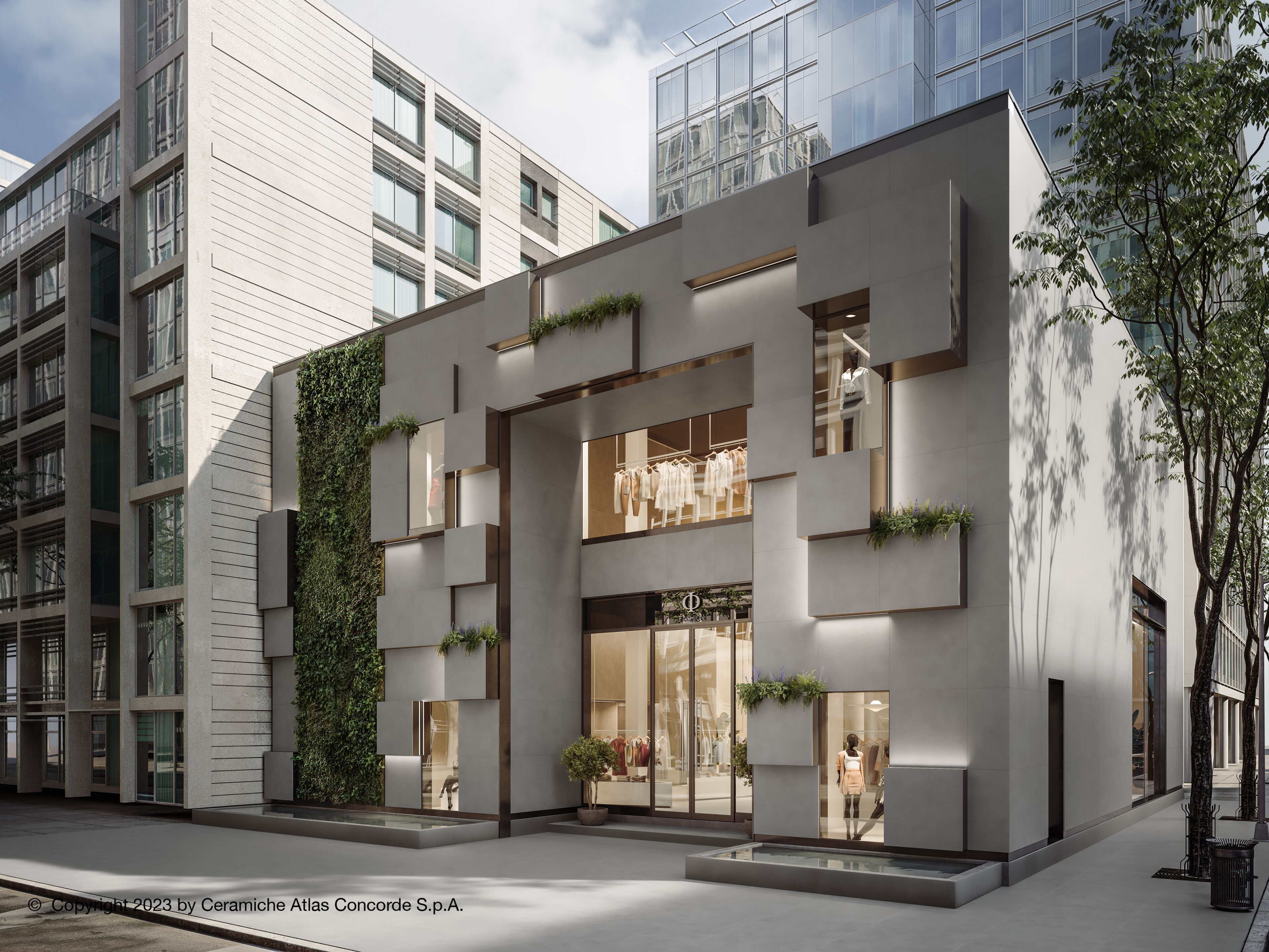 Пол / керамогранит с эффектом цемента Atlas Concorde Boost Balance ARCH-00002208 - Вид №3