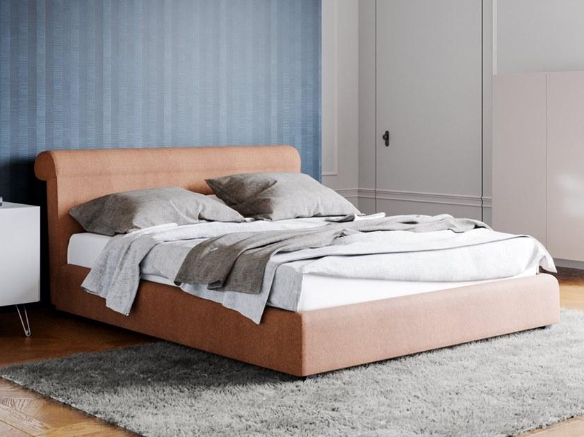 Liu Jo Living Collection Двуспальная кровать из ткани с мягким изголовьем Urban fan Dal - Вид №1