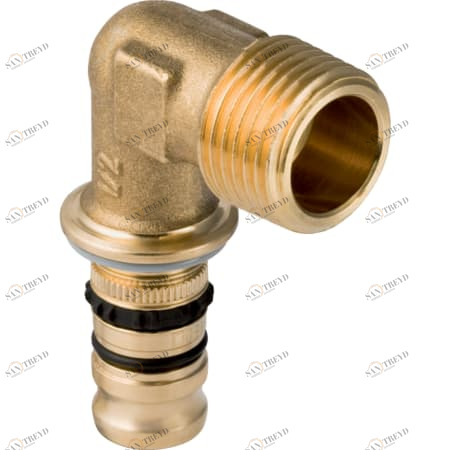 GEBERIT 614.254.00.5 Переходной угольник Geberit Mepla 90°, с наружной резьбой 
