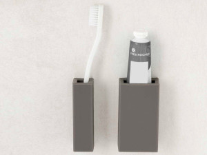 Полиуретановый настенный держатель зубной щетки