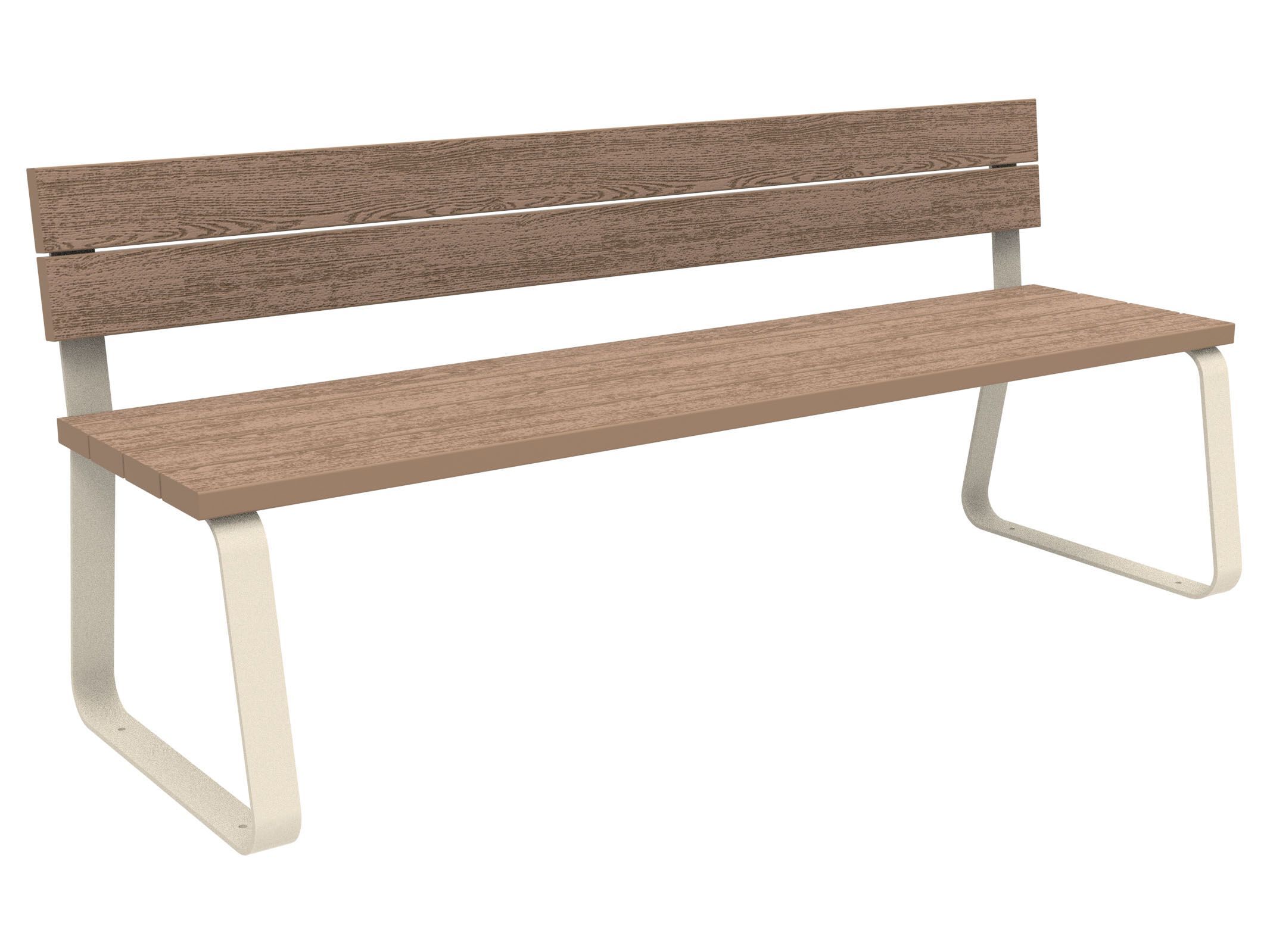 Скамья WPC со спинкой Lazzari Sunny ARCH-00055502 - Вид №2