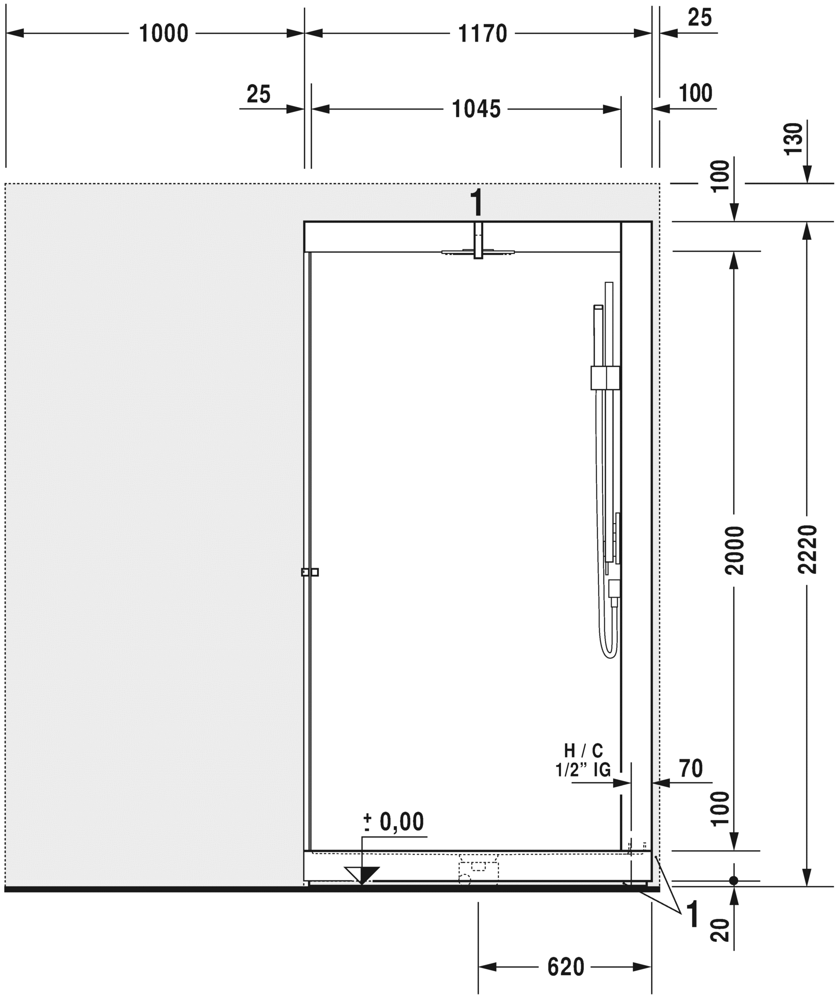 750713002011001 Сауна Inipi Ama, пристенный и угловой вариант Inipi #7507 3350 x 1170 x 2220 мм
Исполнение: американский орех (нат.шпон) Белый глянцевый декор Duravit  - Вид №5
