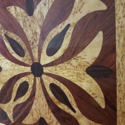 Художественный паркет Da Vinci Щитовой 26-207 Орех американский Селект (Гладкая) 500х500 мм 26010207 - Вид №7