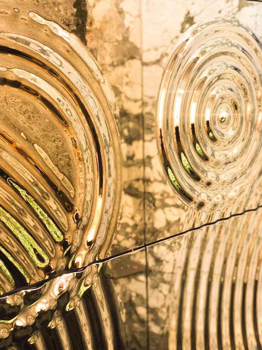 Декоративная стеклянная панель PlusObject Interference ARCH-00023701 - Вид №6