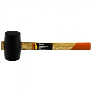 Киянка резиновая 225г черная резина, деревянная рукоятка SPARTA