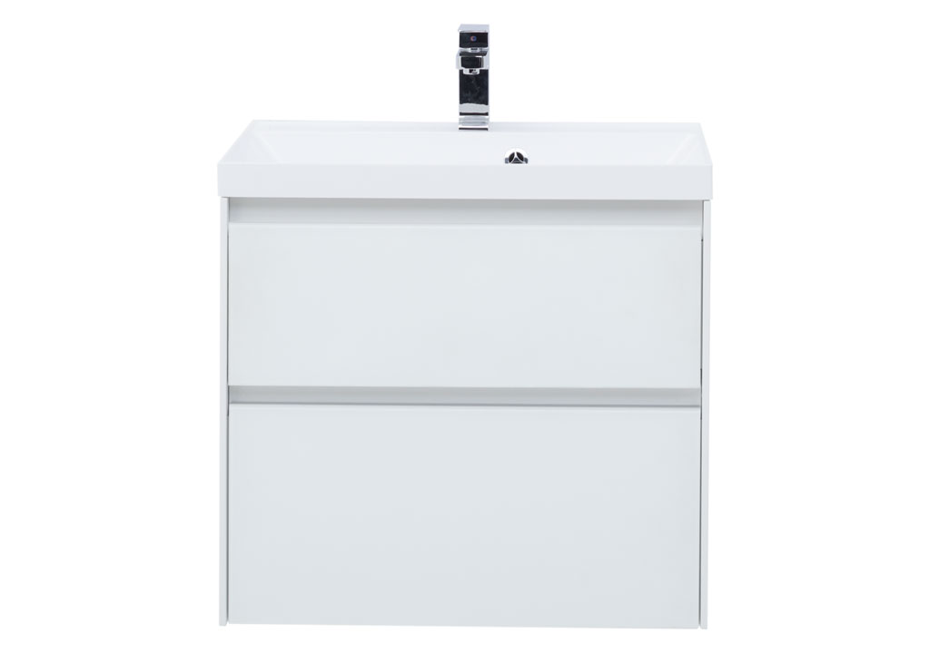Тумба под раковину Aquanet Гласс 70 белый 00206700 - Вид №2