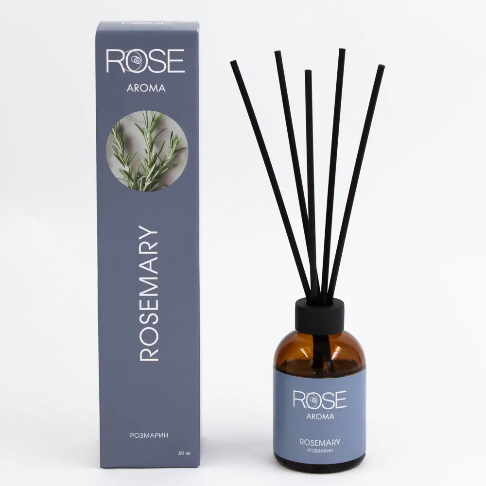 Ароматический диффузор ROSE Rosemary 50 мл с травяным ароматом 89400730 STLM-1574120