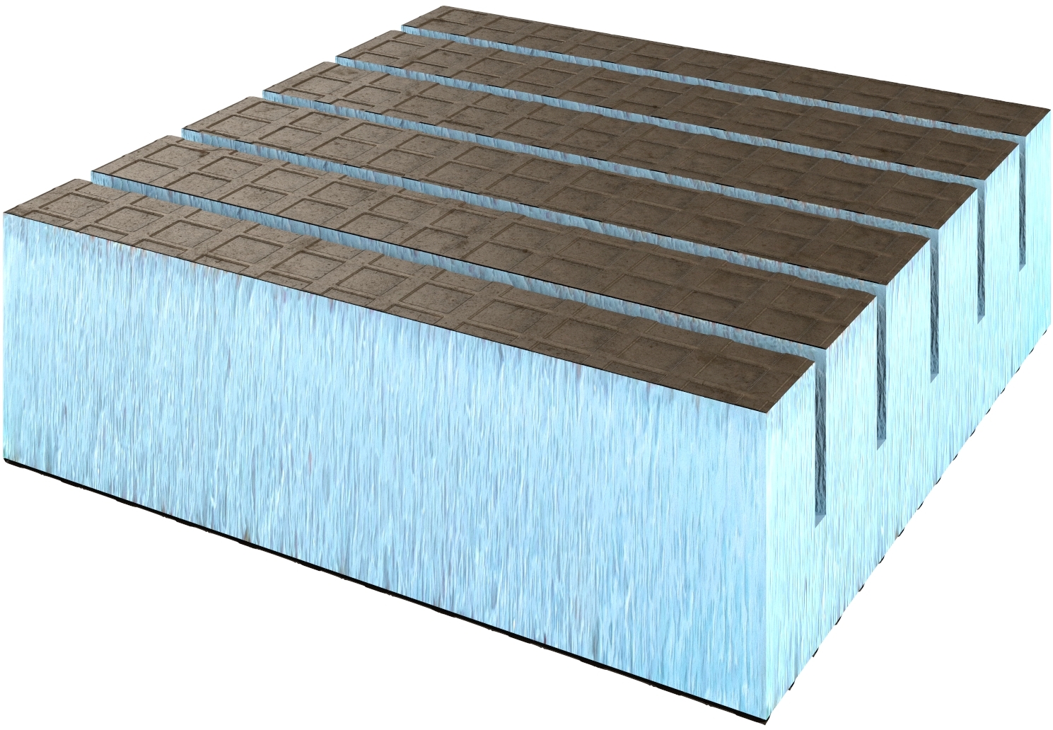 RPG3RL30#2 RPG Панель для создания изогнутых поверхностей, поперечное сечение 2500x600x30 TR