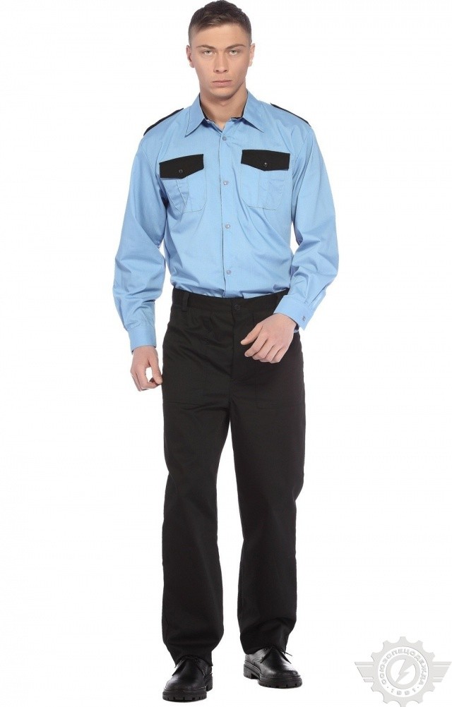 65897 Сорочка "Страйк"  Одежда для охранных структур  размер 48-50/170-176 Спецодежда  - Вид №2