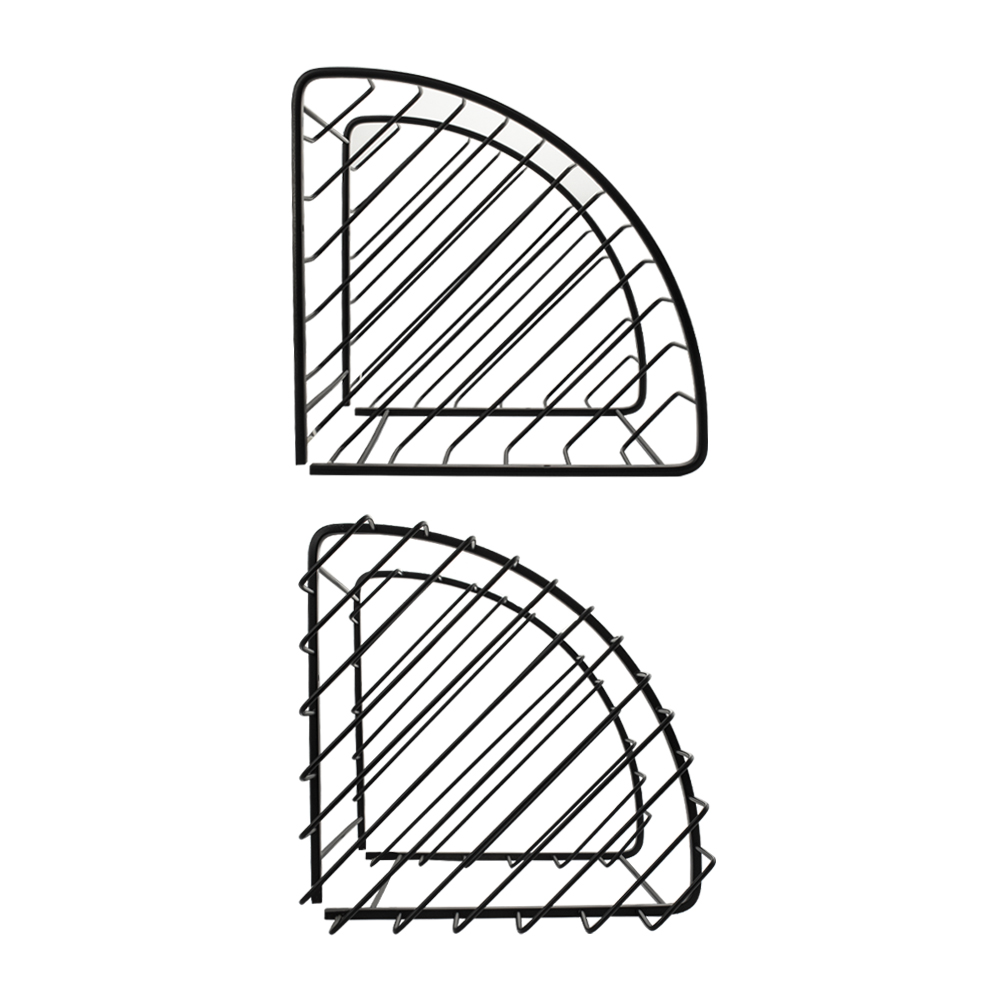 GFmark - Полочка угловая, овальная, тройная, 22 см решетка, под МЕДЬ, код: 77259  - Вид №7