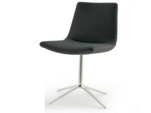 Тканевый спиц мягкий поворотный стул