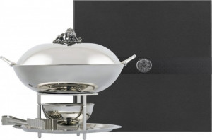 10640747 Аргента (Россия) Мармит никел. с лит. элементами "Секач"+футляр Латунь Латунь