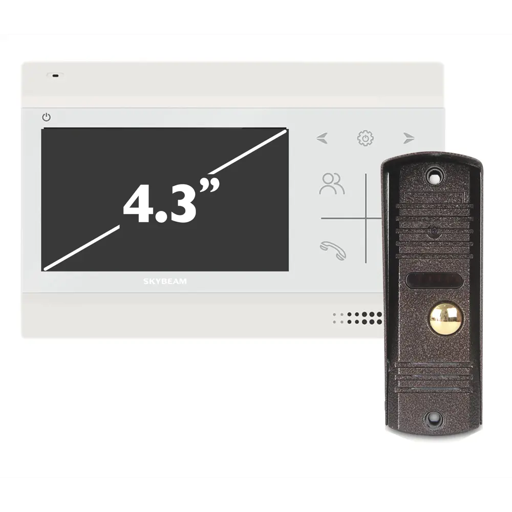 Видеодомофон Skybeam с 4.3" монитором для дома и офиса 89337371 STLM-1105277 - Вид №1
