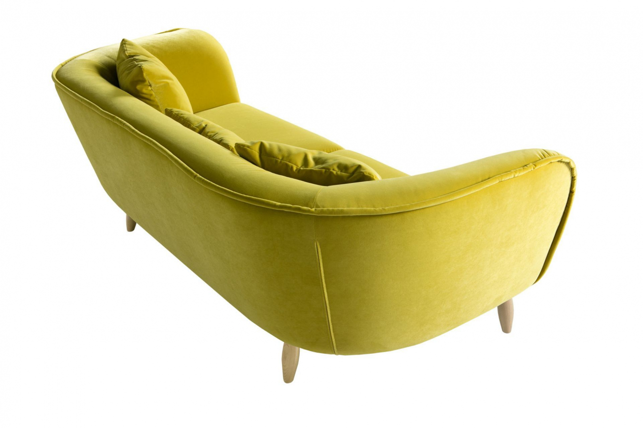 Диван Maja трехместный прямой желтый SITS ДИЗАЙНЕРСКИЕ, MAJA 192152 Желтый  - Вид №4