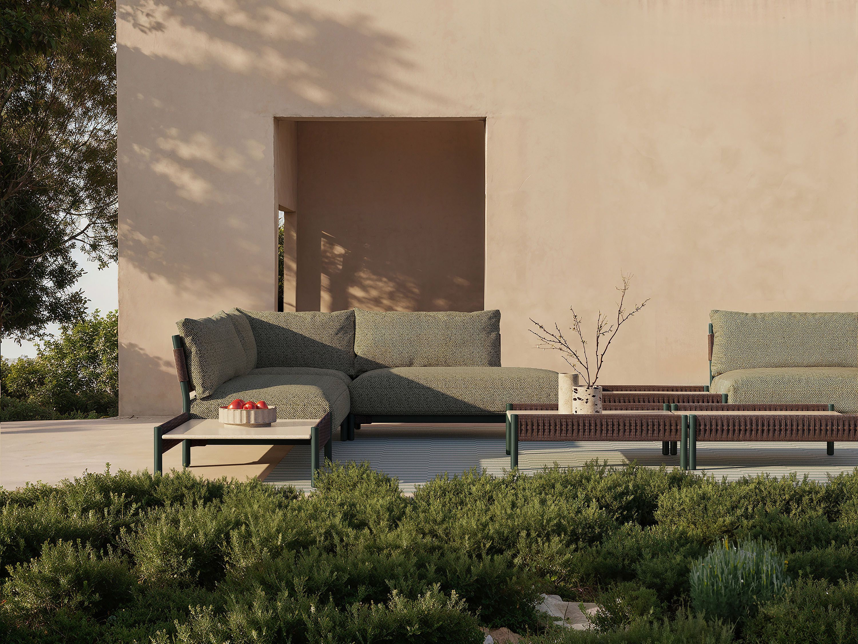 Тканевый модульный садовый диван Andreu World Brezal ARCH-00118738 - Вид №4