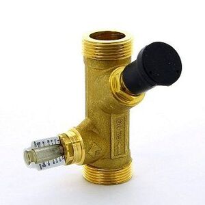 Вентиль WATTS балансировочный 1"1/4 НР WattFlow с расходомером и "Memostop" SRV-AG. 5-50 л/мин