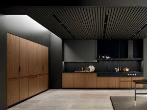 Composit Линейная деревянная кухня Pepper