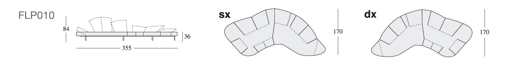 Диван Edra для интерьера ARCH-00151672 - Вид №12