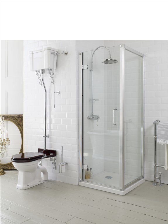 C5, P2, T30 CHR Компакт унитаз с бачком Белый Burlington  Англия  - Вид №4