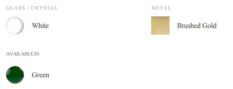 Стеклянная и латунная светодиодная настольная лампа с диммером Italamp Caterina ARCH-00095871 - Вид №5