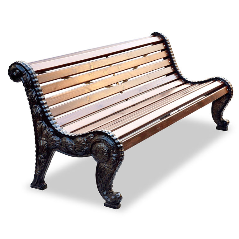 ROCH01.02.01-MS.CH РОЩА, диван чугунный парковый уличный LAB.Space 