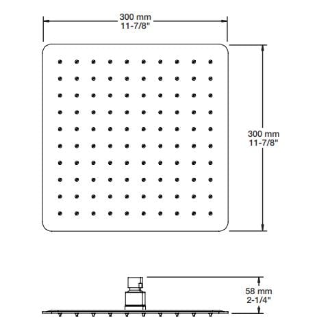 Термостатический набор для душа с душем BARIL Rec B05 ARCH-00073302 - Вид №3