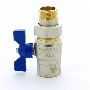 Кран шаровой НВ с разъемным соединением EVOLUTION бабочка F.I.V. 3/4"