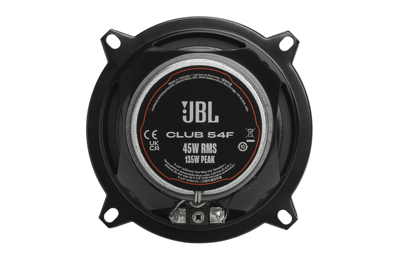 5628942 Коаксиальная АС JBL CLUB 54F [13см 5.25", Полос-2, 45Вт/135Вт] ПИ STDN-0074117 - Вид №2