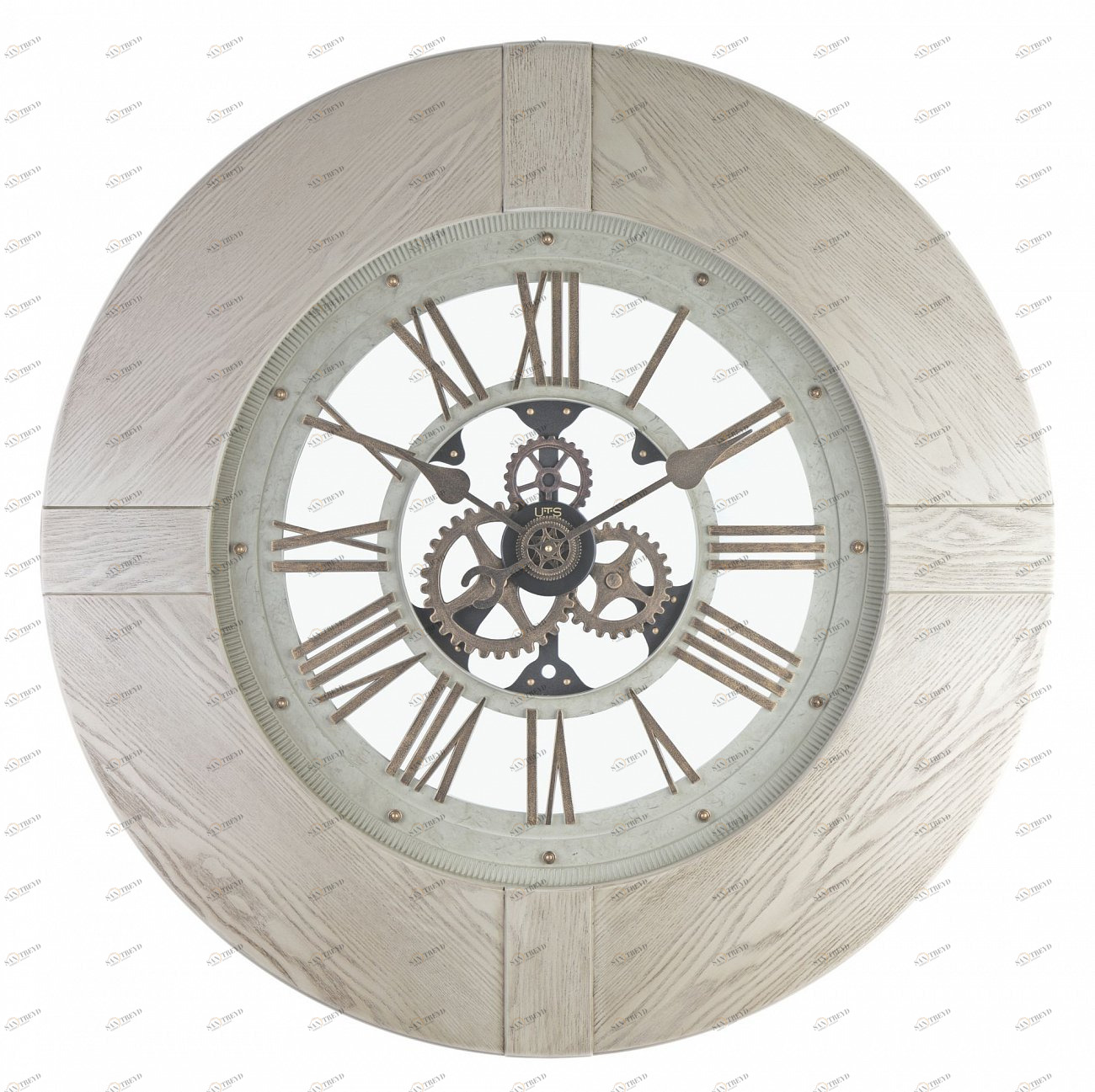 Часы настенные серые деревянные Tomas Stern 9038 TOMAS STERN ДИЗАЙНЕРСКИЕ 00-3872781 Серый 