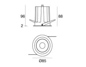 Утопленный светодиодный прожектор Linea Light Group Cob ARCH-00107551 - Вид №14