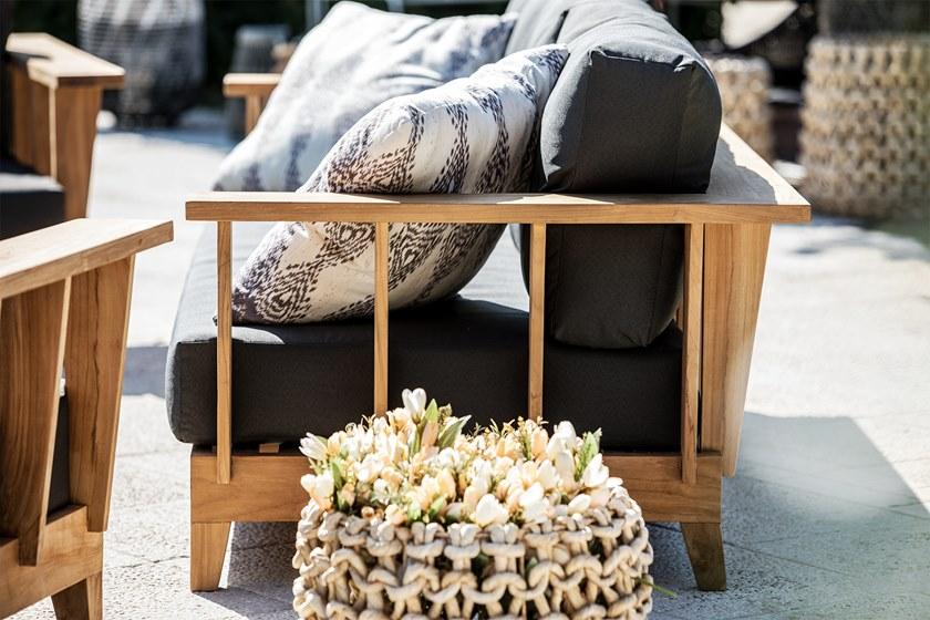 cbdesign Садовое кресло из тика с подлокотниками Meet you Tj 375 - Вид №6