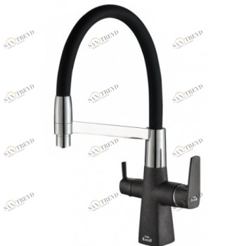 Steel Hammer SH 818-6 BLACK CR Смеситель для кухни Zorg 431x291 