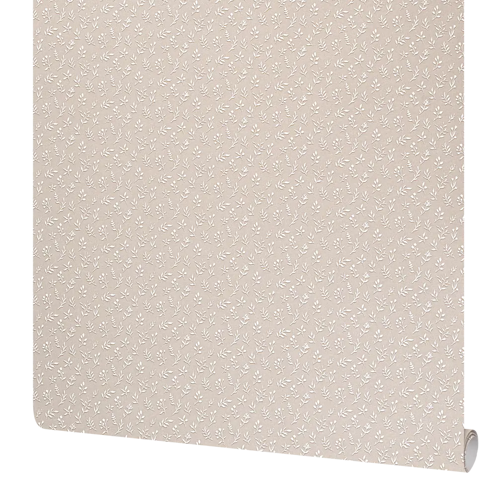 Флизелиновые обои Victoria Stenova Olive с растительным рисунком, коричневые, 1.06 м 89425463 STLM-1569623