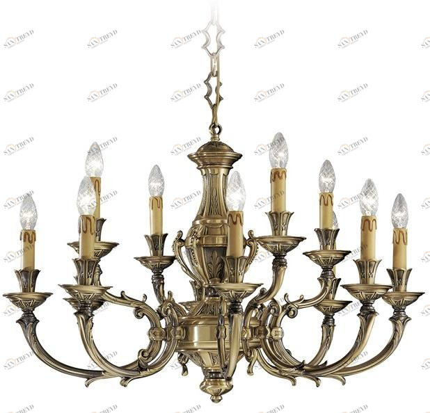 Possoni Illuminazione Сатиновая люстра Windsor 888/8+4