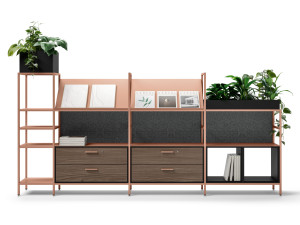 Стальная модульная офисная мебель