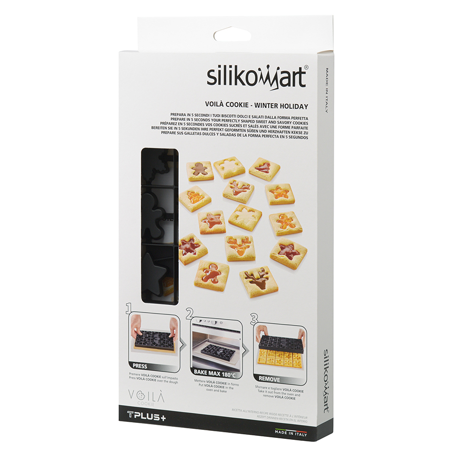 53.152.20.0065 Форма для приготовления печенья winter holiday, 24 х 15 х 2 см Silikomart  - Вид №8