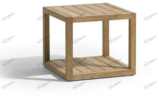 MANUTTI Квадратный садовый столик из тика Siena sun-id-1477948