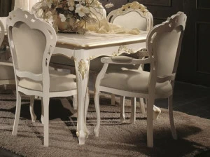 SCAPPINI & C Стул с деревянными подлокотниками, обитыми тканью 35th anniversary Se 209/a