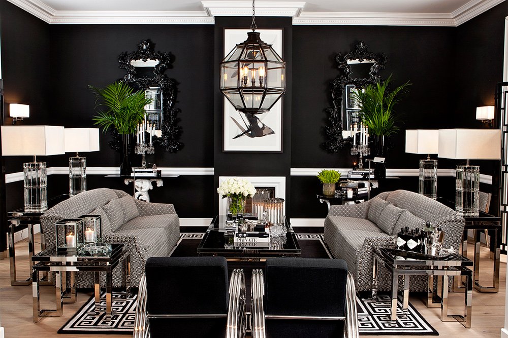 Журнальный столик квадратный со стеклянным топом 65 см Palmer от Eichholtz EICHHOLTZ  242390 Прозрачный;хром  - Вид №1