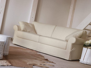 Двуспальный диван-кровать из ткани