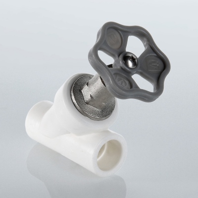 VTp.714.0.020 Вентиль полипропиленовый прямоточный Valtec 20 мм  - Вид №1