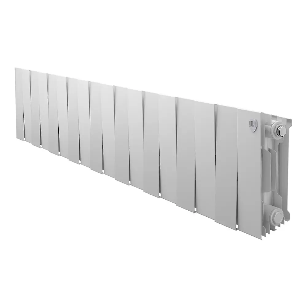 Радиатор секционный Royal Thermo Pianoforte 200/100 18 секций боковое подключение биметалл белый STLM-2121646