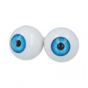 406110 Глаза акриловые для кукол №2 2 шт 20 мм голубые Padico Co