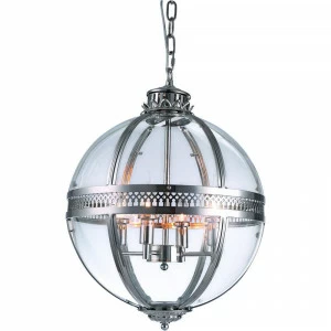 Подвесная люстра Divinare Orbite 1015/02 SP-4 DIVINARE ДИЗАЙНЕРСКИЕ, ORBITE 1015, ШАР 074985 Хром