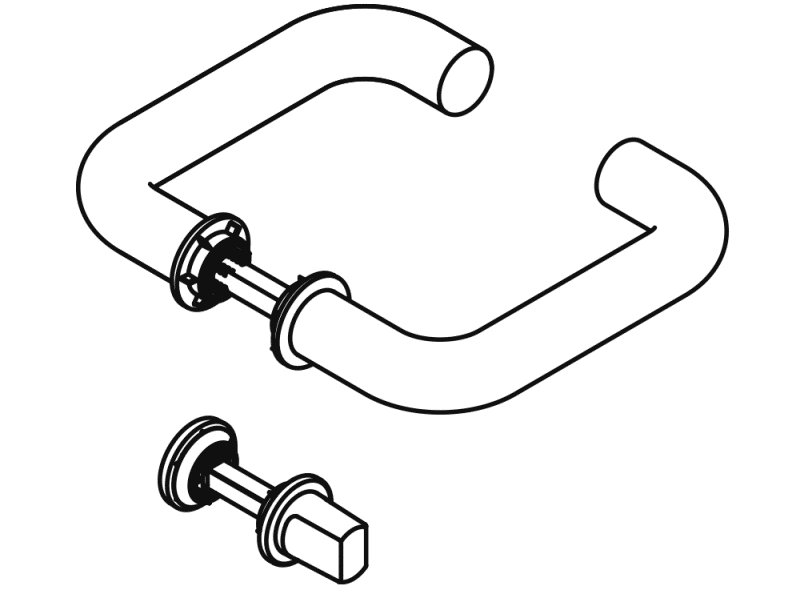 111PBMV02230 Свободно занятое множество HEWI Edition matt | Polyamid  - Вид №5