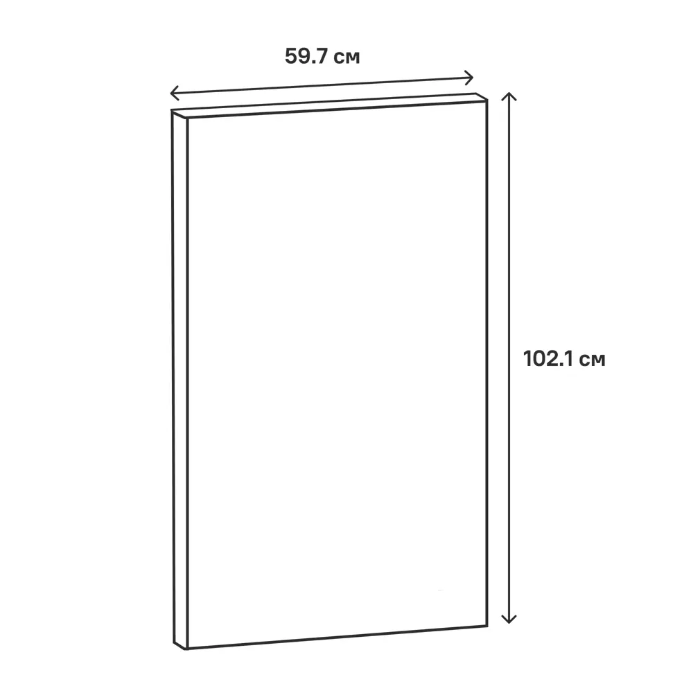 Фасад кухонный Delinia ID Инта белый с филенкой для неоклассики 89340162 STLM-0875308 - Вид №5