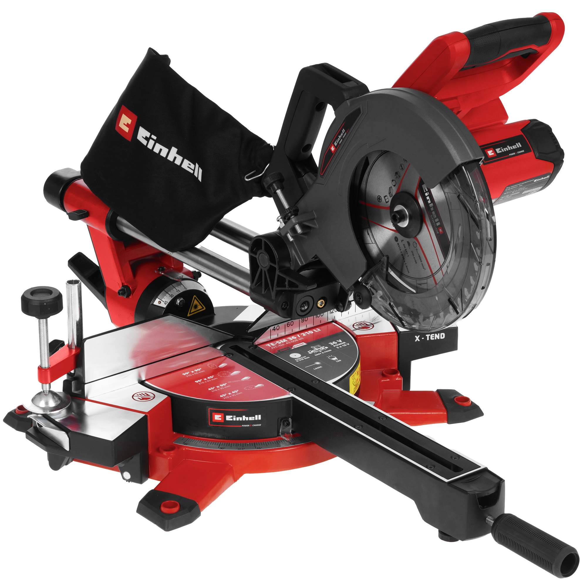 Торцовочная пила  Einhell PXC TE-SM 36/210 Li-Solo   , Без ЗУ, Без АКБ 5351524 STDN-0010147