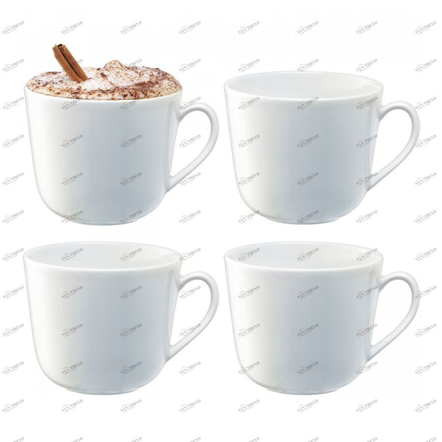 Набор из 4 округлых чашек Dine 400 мл LSA International P26411517