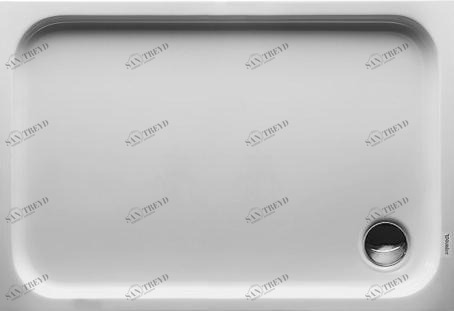 Duravit Поддон для душа прямоугольный из акрила D-code 720097000000000