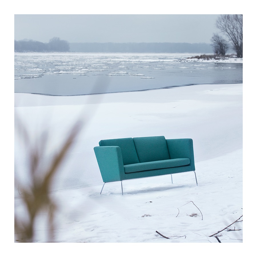 Диван Clark, двухместный, светло-серый Sits S1114 - Вид №1